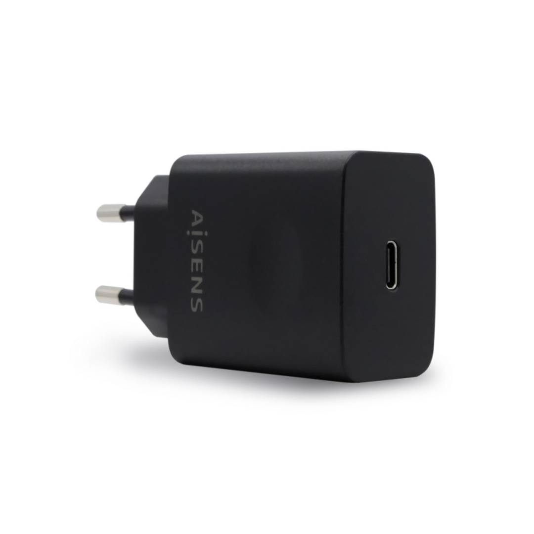 Aisens ASCH-1PD20-BK Chargeur USB-C noir 20W