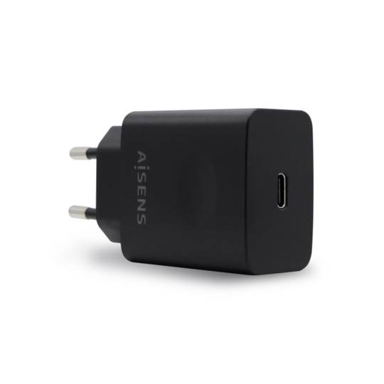 Aisens ASCH-1PD20-BK Chargeur USB-C noir 20W