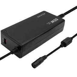 Chargeur avec 9 connecteurs USB-A QC3.0 noirs de 65W Aisens ASLC-65WAUTO-BK