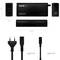 Aisens ASLC-90WAUTO-BK Chargeur noir 90W avec 12 connecteurs USB-A et QC3.0