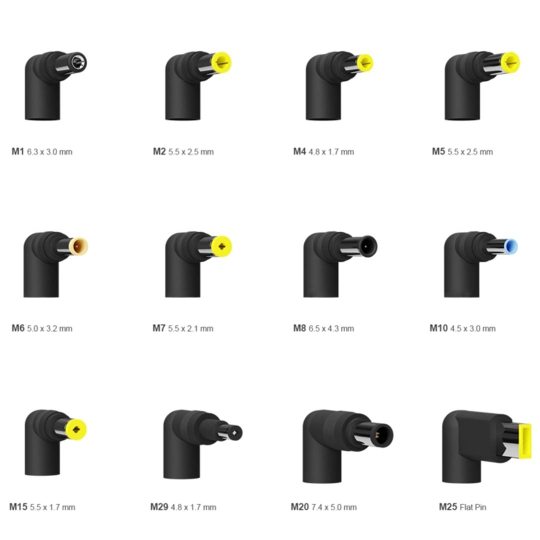 Aisens ASLC-90WAUTO-BK Chargeur noir 90W avec 12 connecteurs USB-A et QC3.0