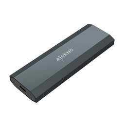 Caixa externa M.2 NGFF para SATA/NVMe para USB 3.1 cinza Aisens ASM2-018GR