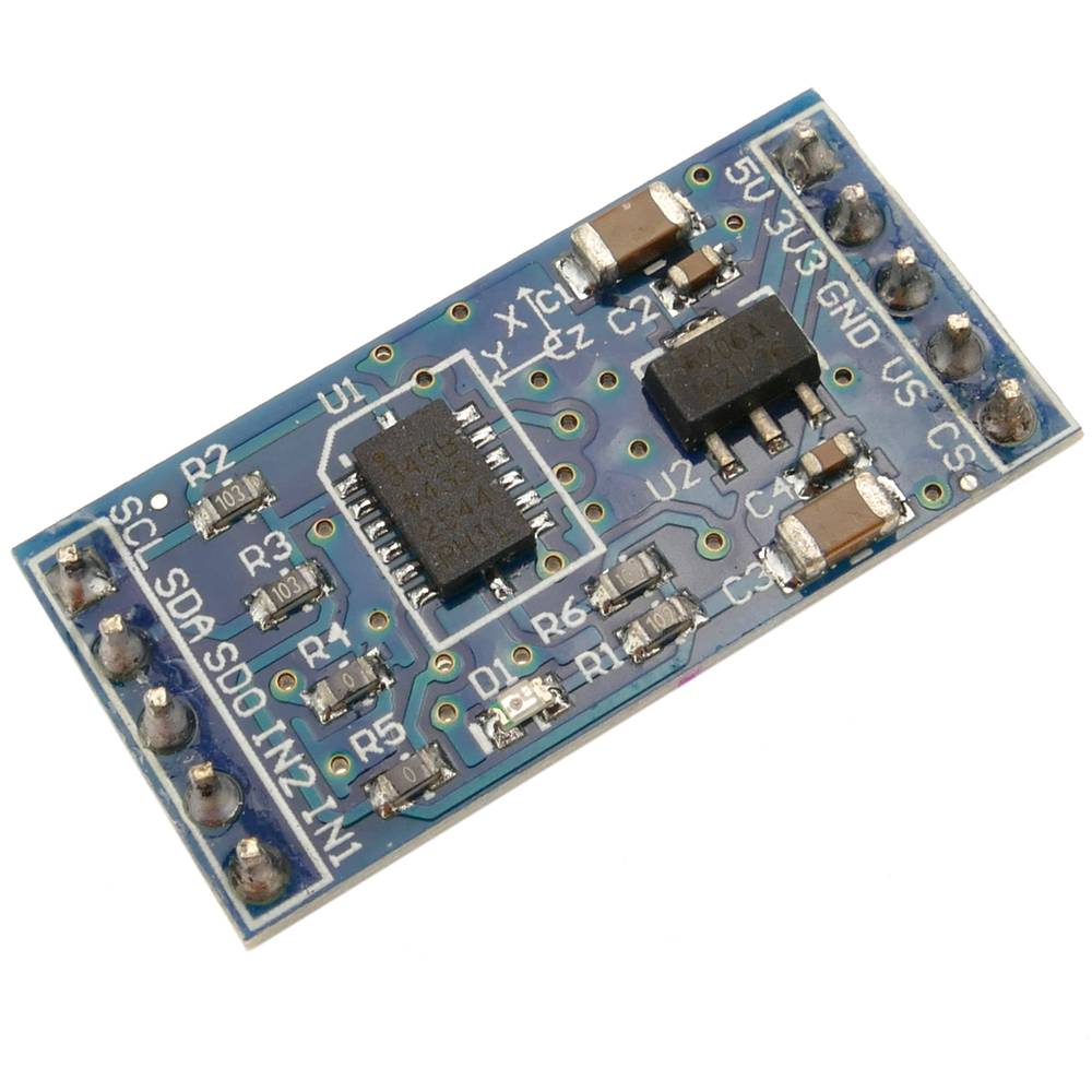 Sensor electrónico de aceleración angular ADXL345