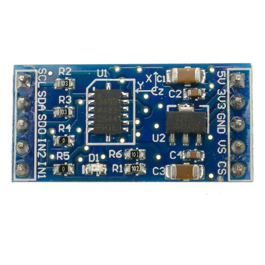 Sensor electrónico de aceleración angular ADXL345