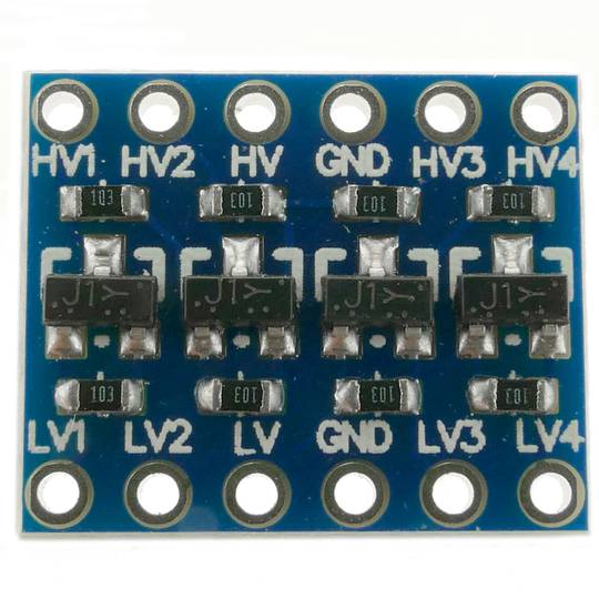 Convertidor electrònic 5V-3V IIC UART de 4 canals