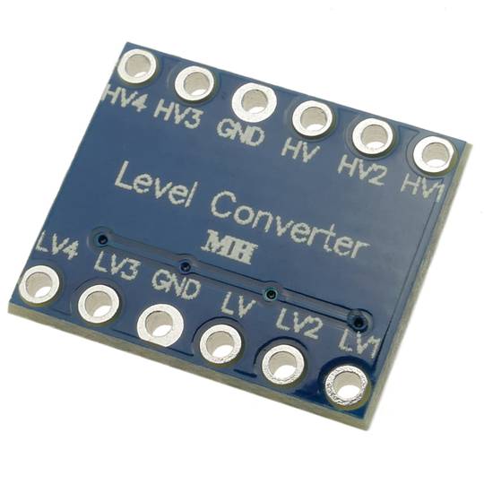 Convertidor electrònic 5V-3V IIC UART de 4 canals