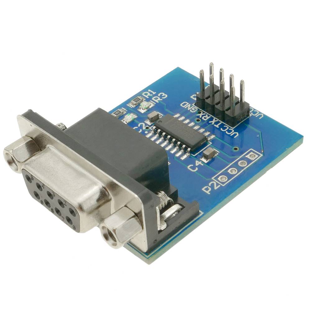 Conversor electrónico serie RS232 a TTL. Módulo SP3232 DW-0721