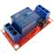 Gedrukt circuit met 1 relais met compatibele optocoupler