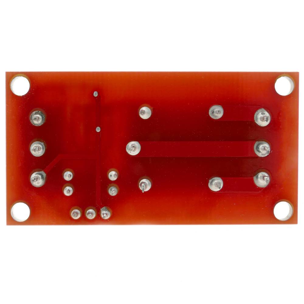 Circuit imprès amb 1 relé amb optoacoblador compatible