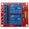 Printed circuit with 2 relay for Arduino ARM PIC AVR DSP STM32 A025 of 5/9/12/24V DW-0014