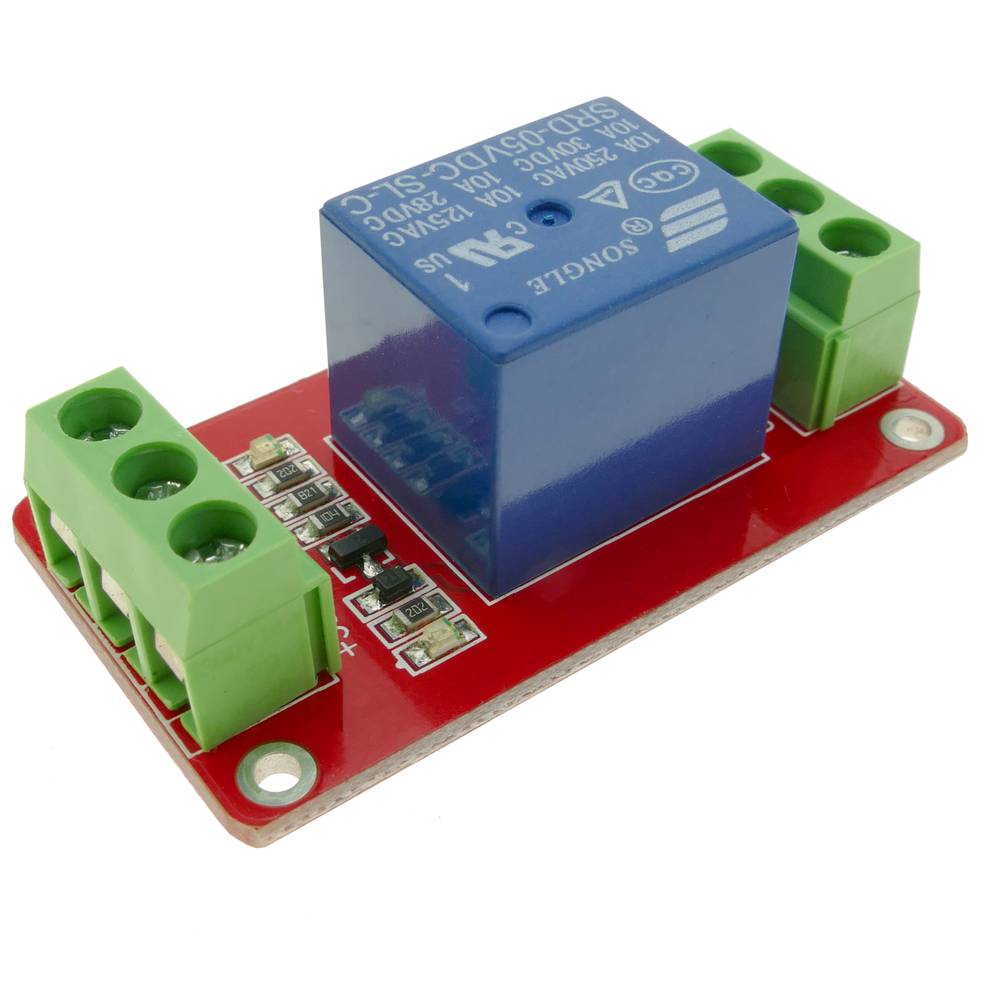 Circuit imprès amb 1 relé per RM1LS de 5/12/24V DW-0020