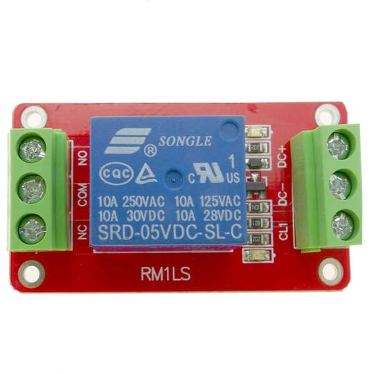 Gedruckte Schaltung mit 1 Relais für RM1LS 5/12/24V DW-0020