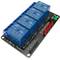 Circuito impreso con 4 relé para PIC ARM AVR DSP TTL de 5/12/24V DW-0006