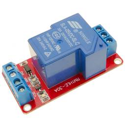 Circuito stampato con 1 relè 5/12/24V 30A bidirezionale isolato DW-0025