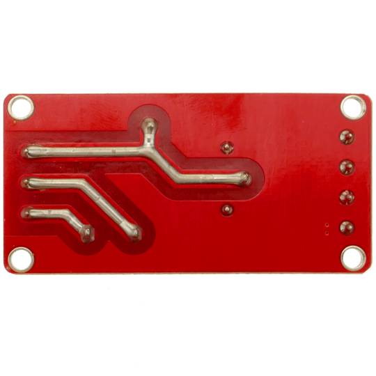 Circuito stampato con 1 relè 5/12/24V 30A bidirezionale isolato DW-0025