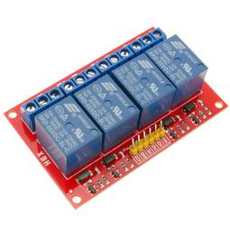 Circuito stampato con 4 relè 5/9/12/24V, compatibile Arduino 2560 ARM PIC AVR DSP STM32 A032
