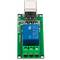 Gedruckte Schaltung mit 1 Relais über USB 5V. Gesteuert von einem Computer. Modell DW-0054