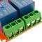 Circuito impreso con 2 relé por USB de 5V y controlado desde ordenador. Modelo DW-0055