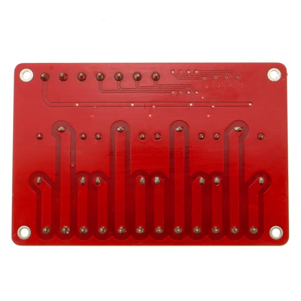 Circuit imprimé avec relais 4 5/12/24V pour RM4HLE, bidirectionnel, optocoupleur, isolé