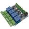 Obwód drukowany z 4 przekaźnikami z Modbus RTU DIY STM8S103 i komunikacją szeregową RS485