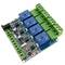Obwód drukowany z 4 przekaźnikami z Modbus RTU DIY STM8S103 i komunikacją szeregową RS485