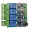 Obwód drukowany z 4 przekaźnikami z Modbus RTU DIY STM8S103 i komunikacją szeregową RS485
