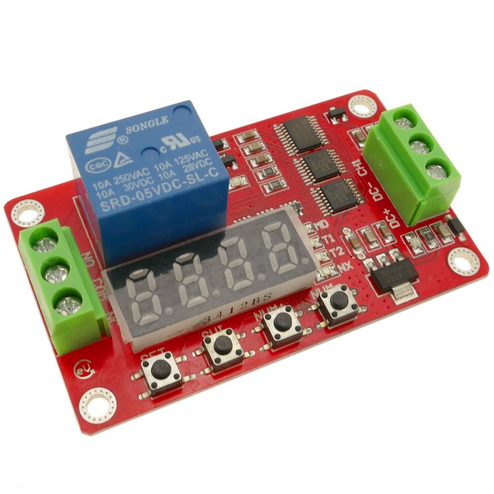 FRM01 DC 5/12/24V 1 Channel Multifunction Relay Module Loop Delay Timer Switch