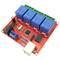 Circuit imprimé avec relais USB 4 5V, contrôlé depuis l'ordinateur. Modèle DW-0056