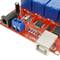 Circuit imprimé avec relais USB 4 5V, contrôlé depuis l'ordinateur. Modèle DW-0056
