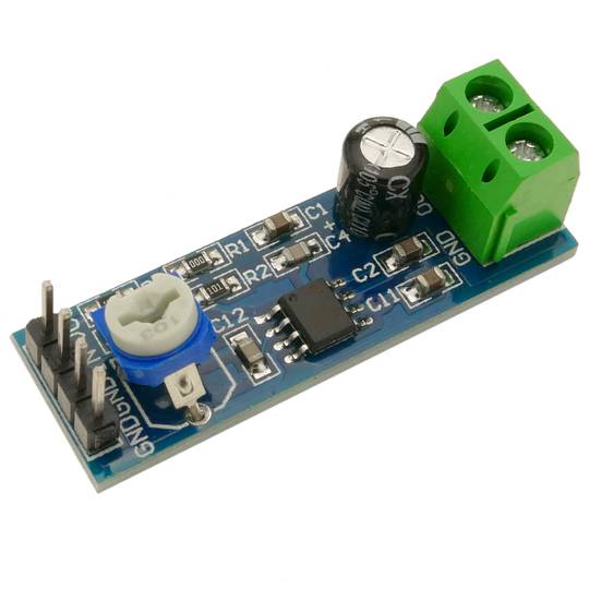 Integrated audio amplifier circuit LM386. Model DW-0860 - Cablematic