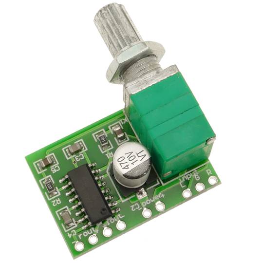 Amplificador de áudio PAM8403, 5V 3W + 3W, com suporte a USB. Modelo DW-0879