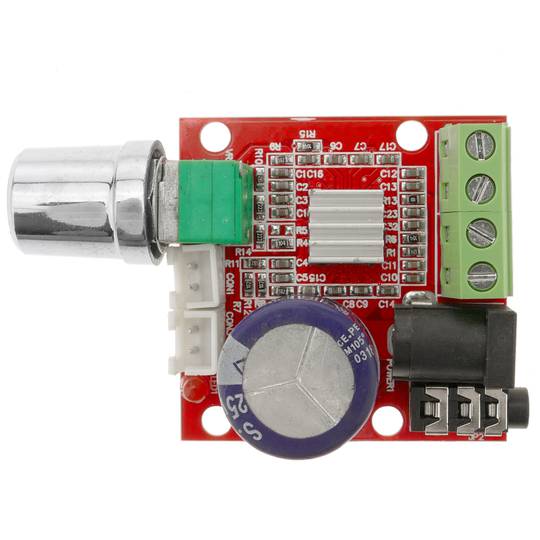 Amplificatore audio 10W + 10W, classe D2, fai-da-te, DC12V. Modello DW-0183