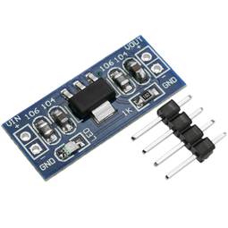 Fonte de alimentação DC-DC 6-12V a 5V com conversor de voltagem AMS1117 DW-0413
