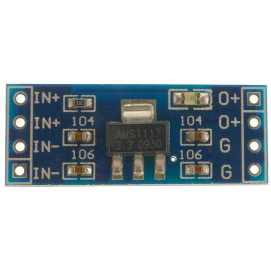 Zasilacz DC-DC 6-12 V do 3,3 V z przetwornicą napięcia AMS1117 DW-0414