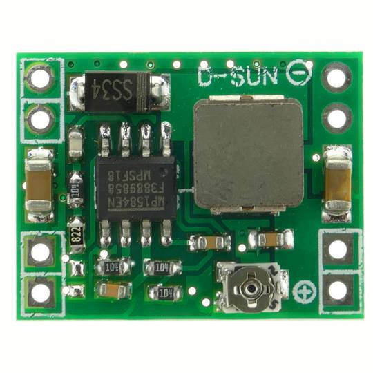 Fonte de alimentação DC-DC 4.5-28V a 0.8-20V com conversor de voltagem DW-0395