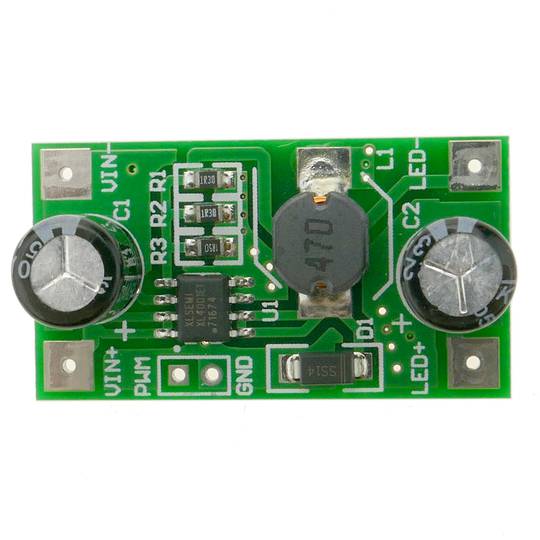 Fuente de alimentación DC-DC de 1W 350mA para luz LED con PWM y dimmer DW-0383