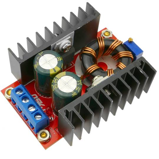 DC-DC 10-32V naar 12-35V 150W voeding met DW-0421-omzetter