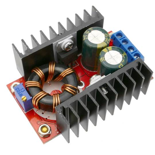 DC-DC 10-32V naar 12-35V 150W voeding met DW-0421-omzetter