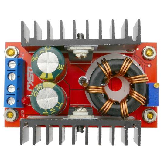 DC-DC 10-32V naar 12-35V 150W voeding met DW-0421-omzetter