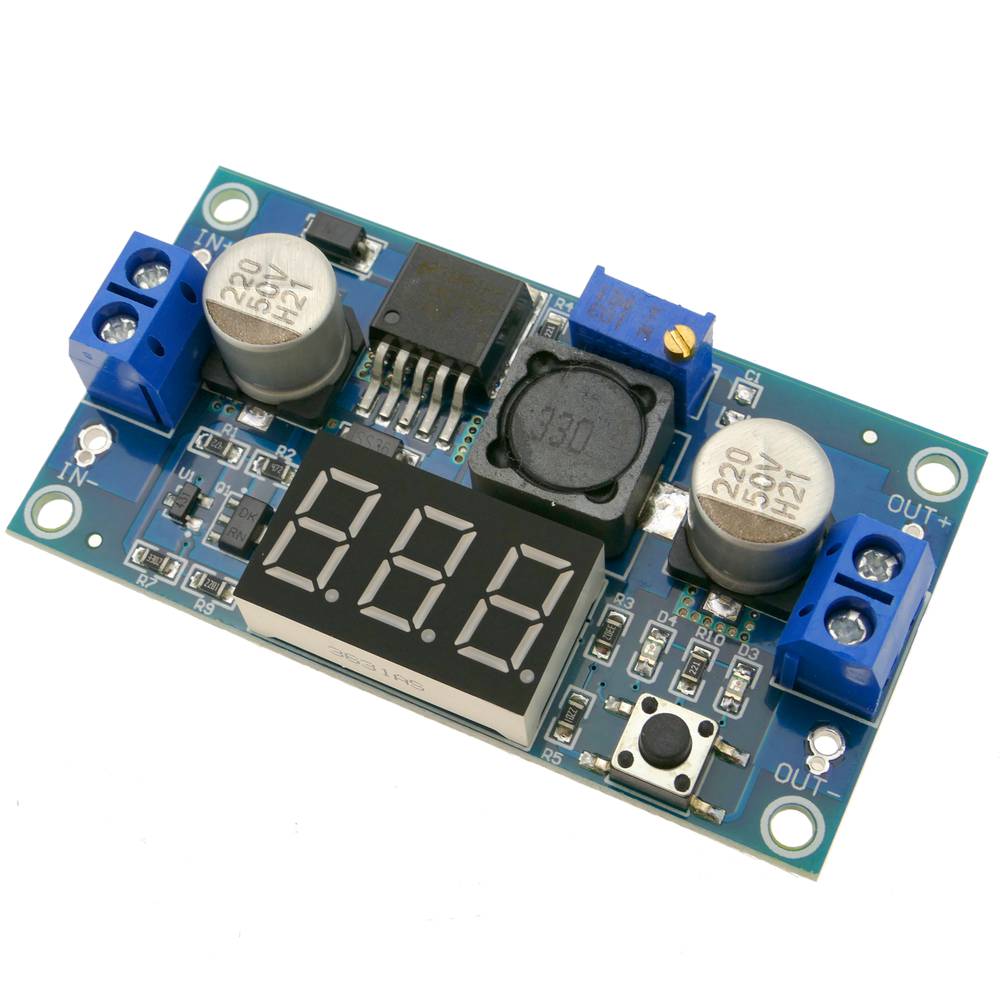 Fuente de alimentación con amplificador de 15W+15W de 12V con potenciómetro TDA7297 DW-0427
