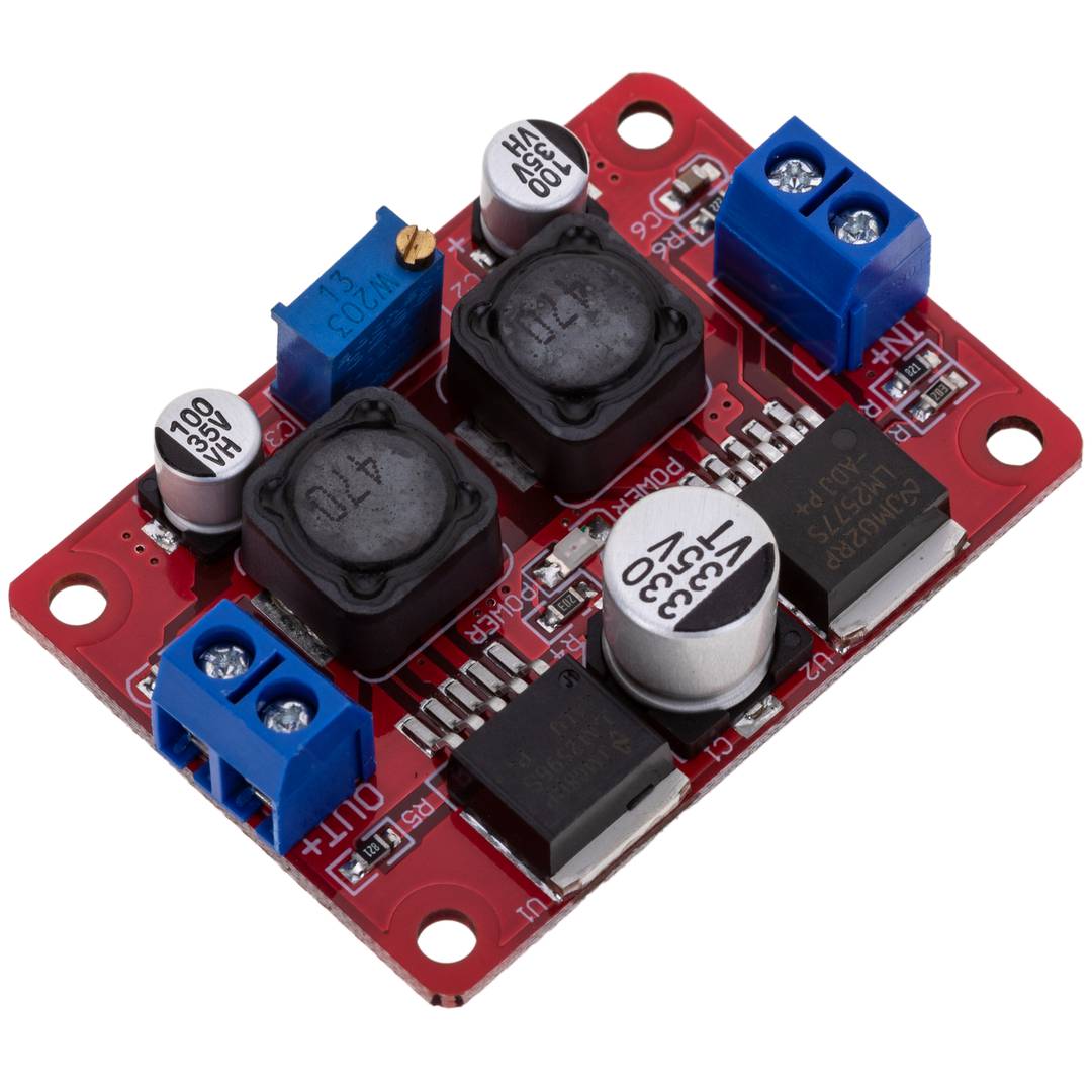 Netzteil DC-DC 3,5-28V bis 1,25-26V mit Spannungswandler LM2596S LM2577S DW-0390