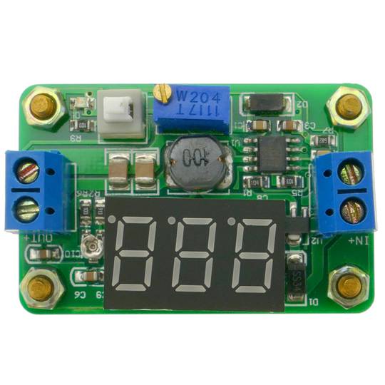 Power supply DC-DC 4.5-24V to 0.93-20V 2A with LCD viewer DW-0419