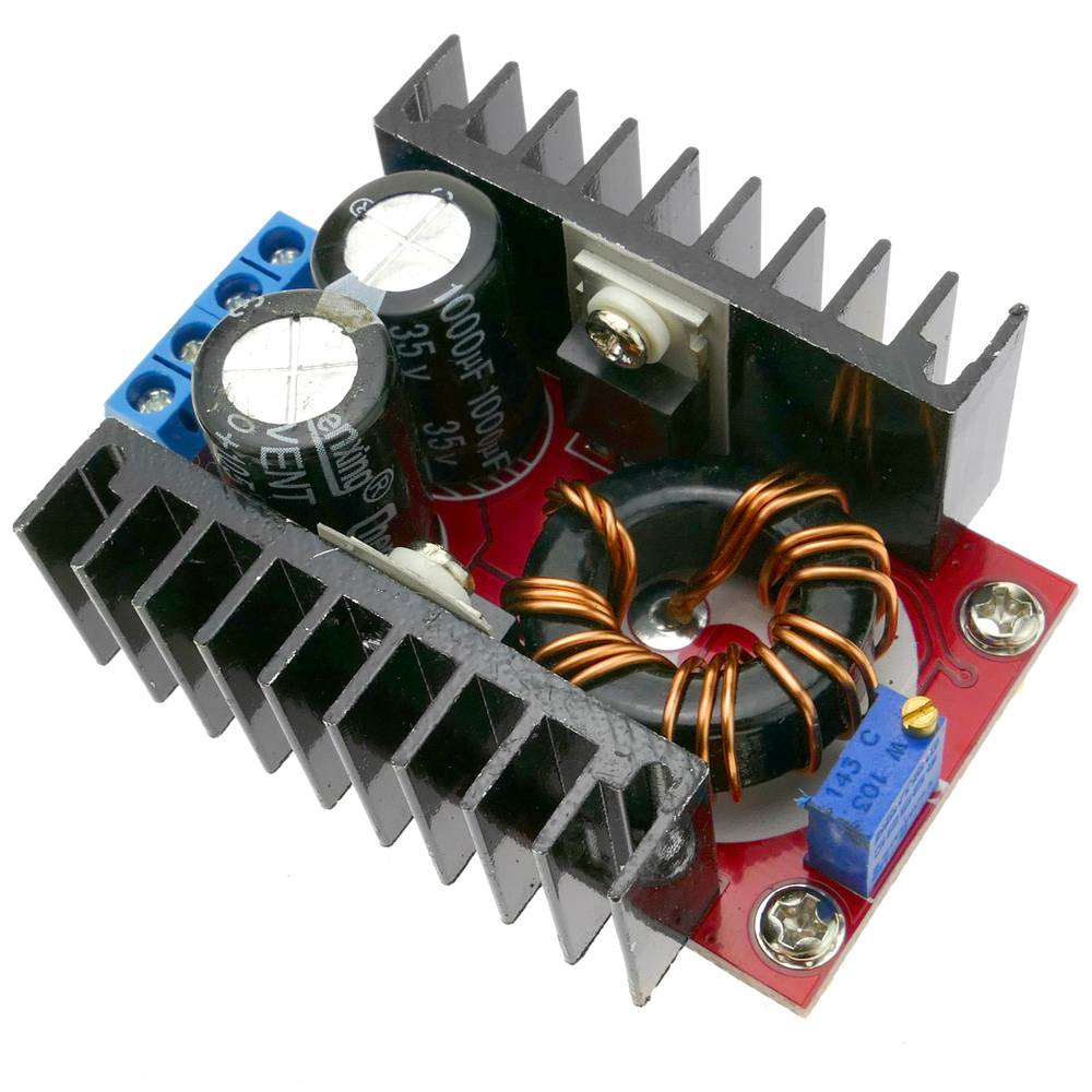 DC-DC Boost Converter 10-32V to 60-97V Step Up Power Supply Module 100W 