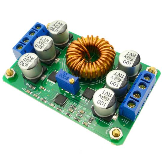 Alimentation avec amplificateur 15W+15W 12V avec potentiomètre