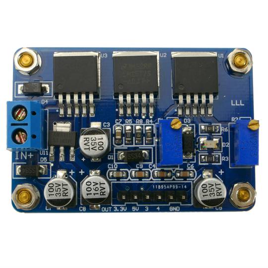 Alimentazione DC da 6,5-22 V a 3,3-5 V con convertitore regolabile DW-0412