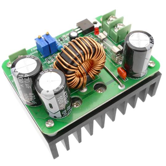 Fuente de alimentación DC de 10-60V a 12-80V de 600W con amplificador regulado DW-0416