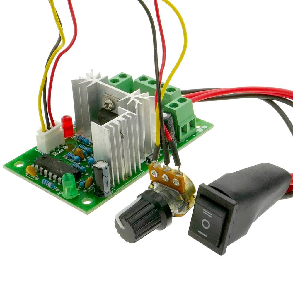 Régulateur de vitesse pour moteur CCM2 10V 12V 24V 30V DC PWM 120W avec inverseur