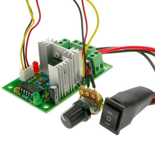Régulateur de vitesse pour moteur CCM2 10V 12V 24V 30V DC PWM 120W avec inverseur