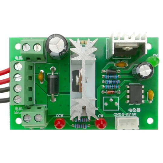 Regolatore Di Velocità Universale 12V/24V Per Motore DC – Interruttore Per Ventole Auto, Camion, Termoventilatori, Con Dissipatore, 120W/240W