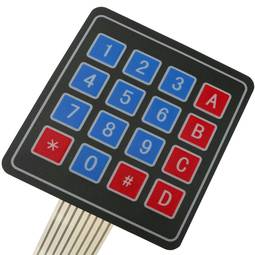 Teclado de membrana de 16 vias DWT-0259